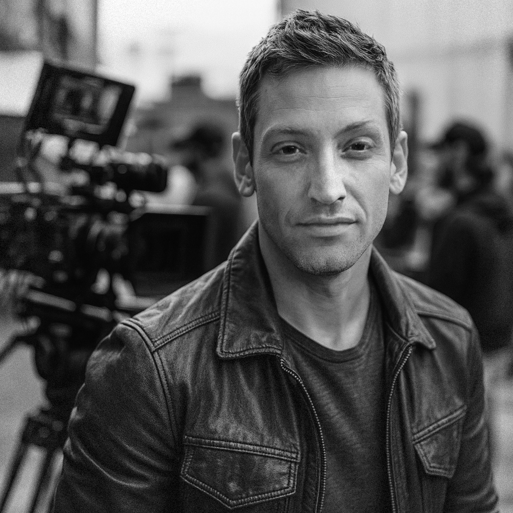 John J. D&rsquo;Angelo on set